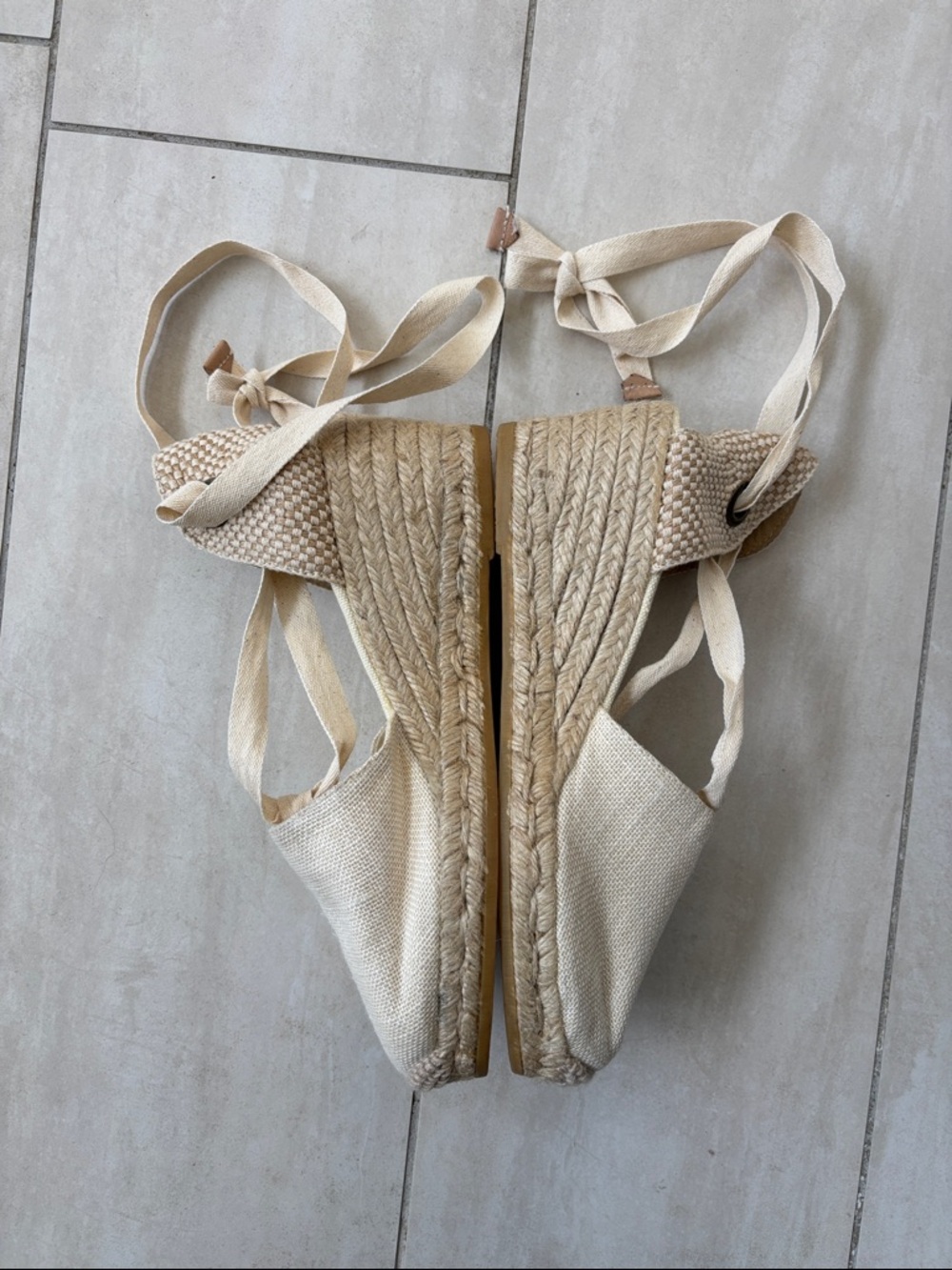 VISCATA Candell Canvas Espadrille Beige 40 - Picture 4 of 11